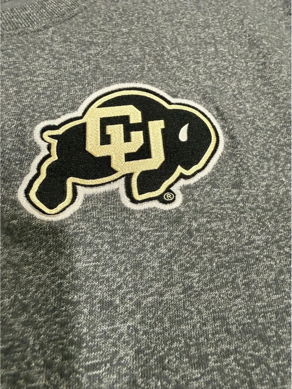 Collegecore Nike Colorado Buffaloes Athletic T Shirt women's Small Gray NCAA